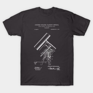 Telescope Patent White T-Shirt